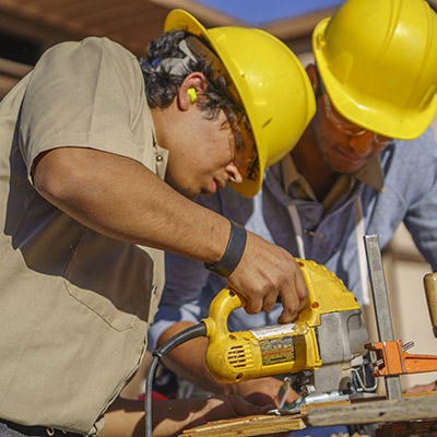 men in hardhats